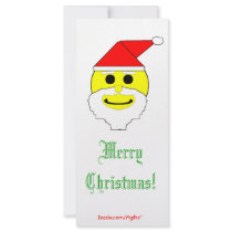 Santa Smiley Custom Rack Card