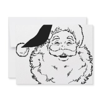 Santa Smiling invitation