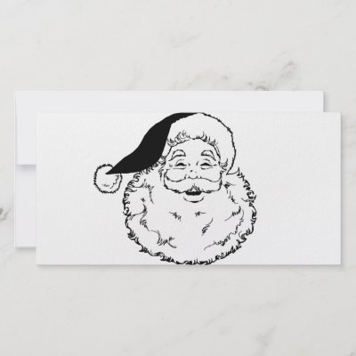 Santa Smiling photo cards