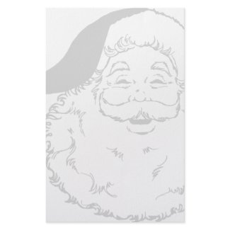 Santa Smiling stationery