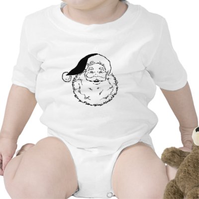 Santa Smiling t-shirts