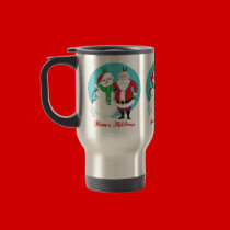 Santa Snowman Photo mugs