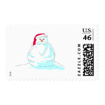 Santa Snowman postage by CelebrationZazzle Santa Snowman postage