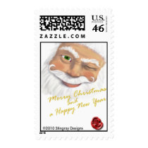 Santa stamp
