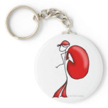 Santa-Stick-Figure keychains