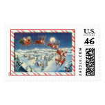 SANTA & STRIPED BORDER by SHARONSHAPRE Stamp