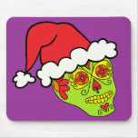 Santa Sugar Skull Mousepad