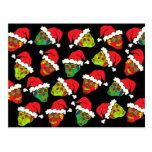 Santa Sugar Skull Post Cards