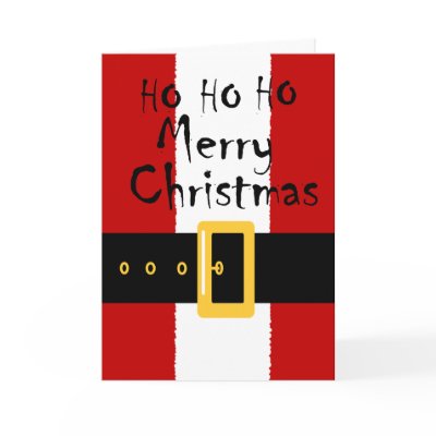 Santa Suit Christmas Card by windyone