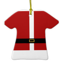 Santa Suit Christmas Tree Ornaments