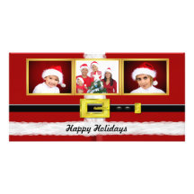 Santa Suit Photo Card