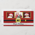 Santa Suit Photo Card photocard