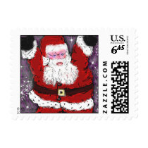 Santa Surprise Postage Stamps