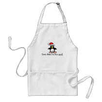 Santa Thinks I've Been Good! aprons