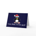 Santa Thinks I've Been Good! cards by ironydesign Santa Thinks I've Been Good! cards