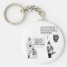 SANTA TOUCH MY JUNK TSA KEY CHAINS