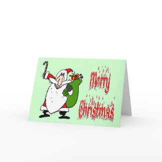 Santa & Toy Bag card