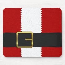 Santa Upclose Mousepad by karenwhiteskreations Santa Upclose Mousepad