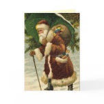 Santa Vintage Christmas Card