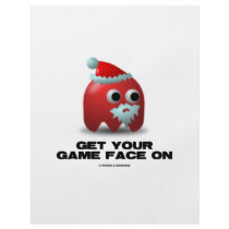 Santa (Virtual Game Face) flyers by wordsunwords Santa (Virtual Game Face) flyers