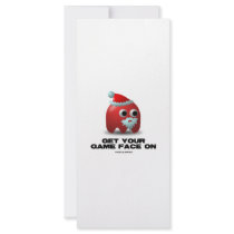 Santa (Virtual Game Face) rack cards by wordsunwords Santa (Virtual Game Face) rack cards