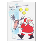 Santa Visits a Pawn Shop Card