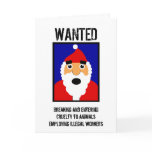 Santa Wanted cards