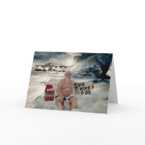 Santa Will Work for Oil cards by beverlytazangel Santa Will Work for Oil cards