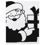Santa With a Present Personalized Flyer