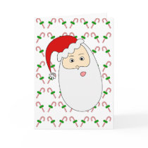Santa with Candy Canes