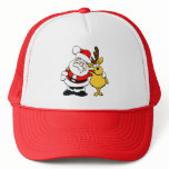 Santa With Deer Hat