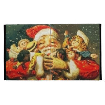 Santa with Dolls iPad Folio Covers
