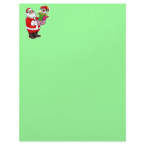 Santa with jack in the box custom letterhead
