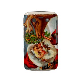 Santa with Reindeer