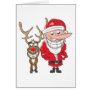 Santa with Rudolph Gifts