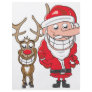 Santa with Rudolph Gifts