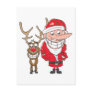 Santa with Rudolph Gifts