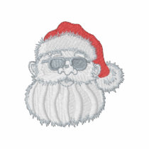 Santa with shades embroidered shirts by ZazzleEmbroidery Santa with shades embroidered shirts