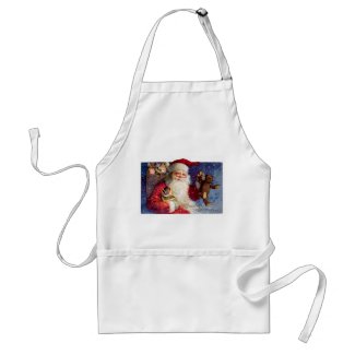 Santa with Teddy and Krampus in a Box