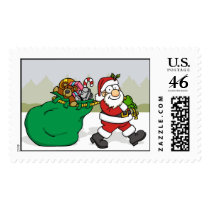 Santa with Toys postage by wislander Santa with Toys postage