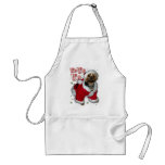 Santa Yorkie Apron