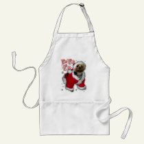 Santa Yorkie Apron aprons