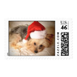 Santa Yorkie Postage