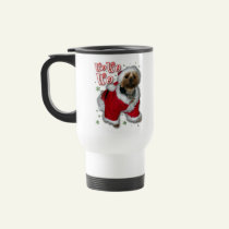 Santa Yorkie Travel Mug mugs