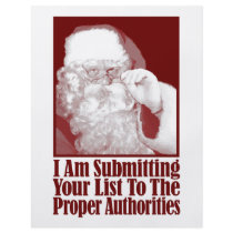 Santa, Your Christmas List, and The Authorities Full Color Flyer