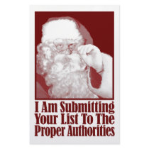 Santa, Your Christmas List, and The Authorities stationery by divebargraphics Santa, Your Christmas List, and The Authorities stationery
