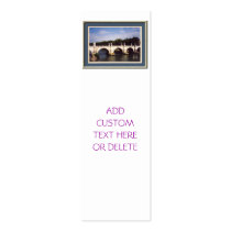 Sant'Angelo Bridge in Rome, Italy Business Card Template