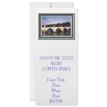 Sant'Angelo Bridge in Rome, Italy Personalized Announcements