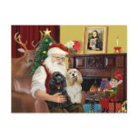 Santa's 2 Cocker Spaniels Post Cards