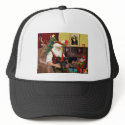 Santa's 2 Dachshunds (b-t) hats by SantasDogs Santa's 2 Dachshunds (b-t) hats